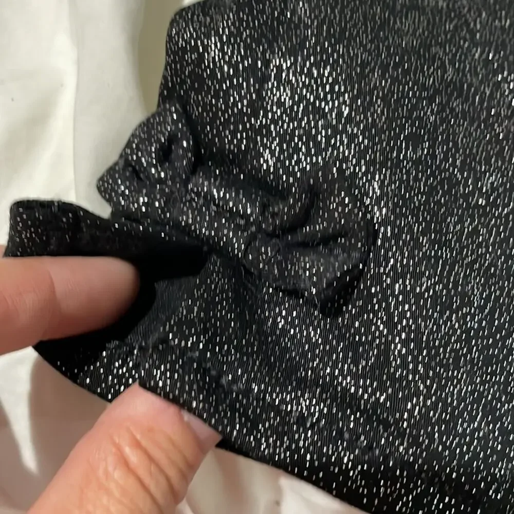 Gap 5 black shimmer denim fantastiflex stretch comfort elastic waste jean nwt